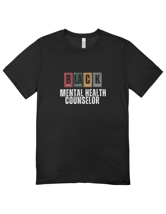 Black Mental Health Counselor T-Shirt