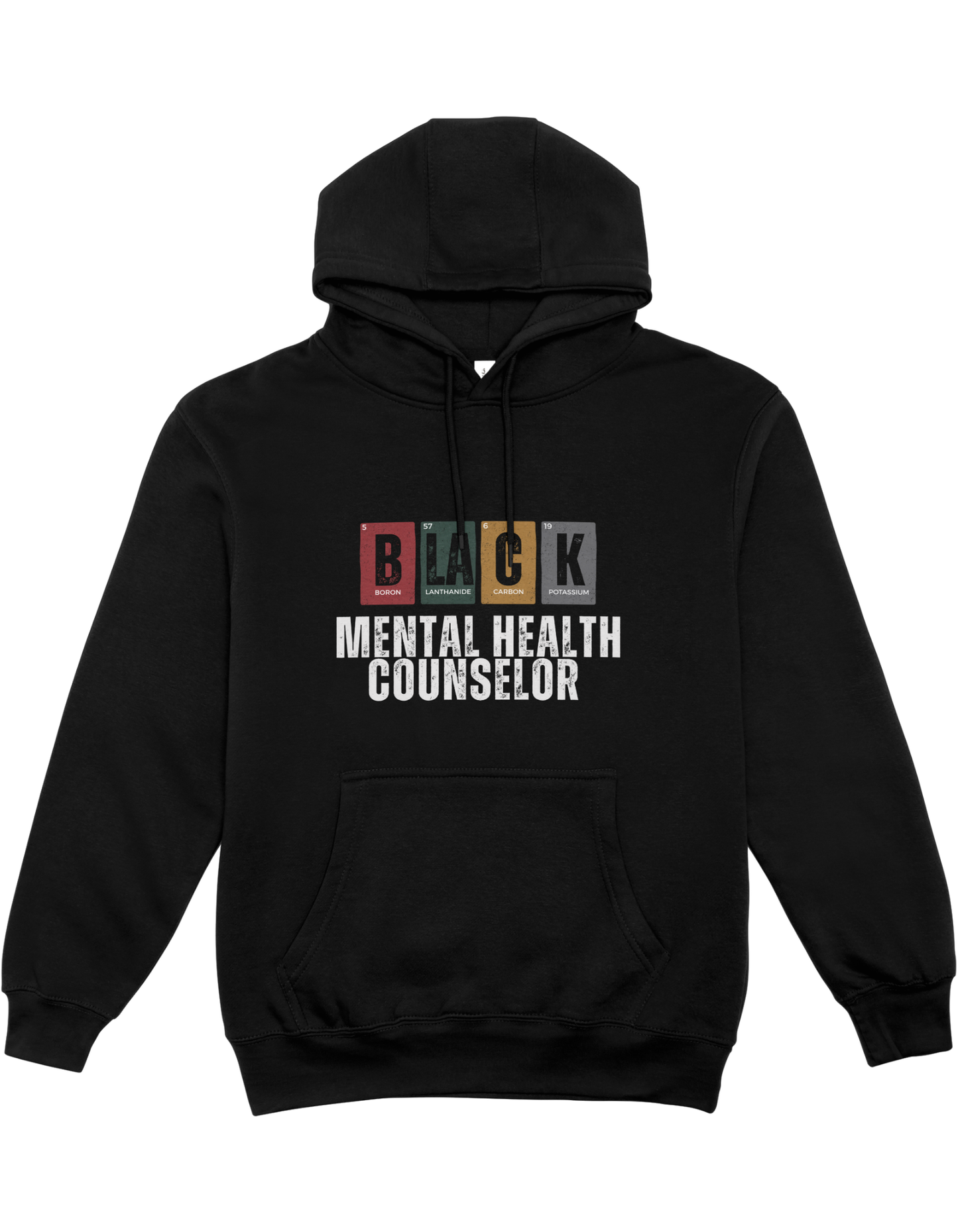 Black Mental Health Counselor Hoodie