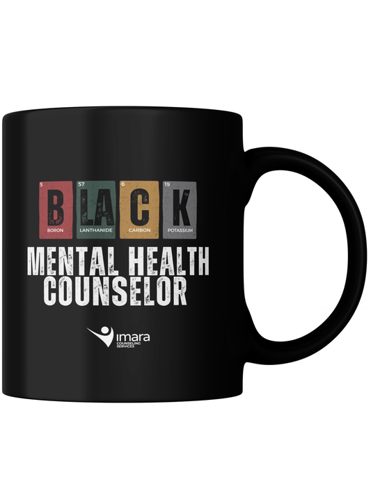 Black Mental Health Counselor Mug