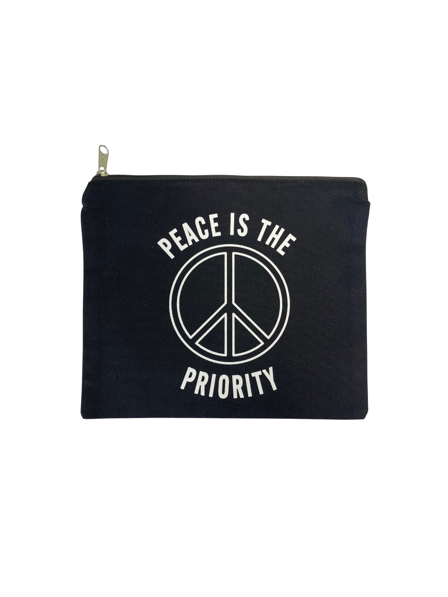 Peace Is The Priority Pouch With Zipper