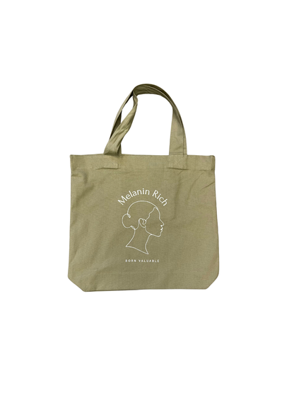 Melanin Rich, Born Valuable Tote Bag